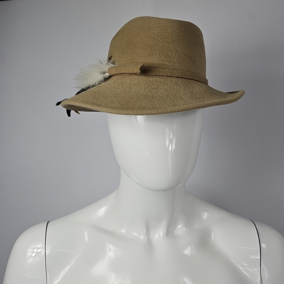 Vintage Betmar New York wool Camel hat - Picture 12 of 16
